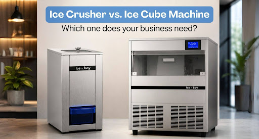 Ice Crusher vs Ice Cube Machine
